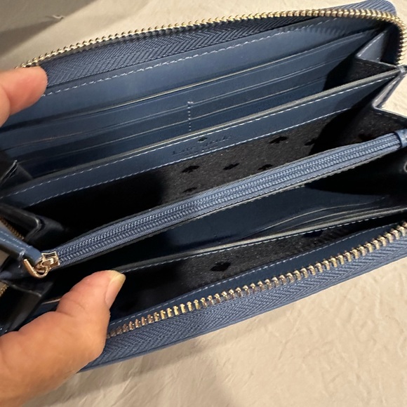 Kate Spade Chelsea nylon wallet-Blue - Picture 5 of 6